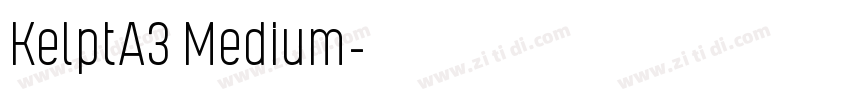 KelptA3 Medium字体转换